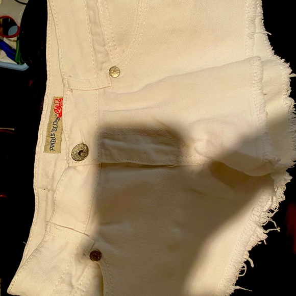 Paris blues cut off shorts - Picture 1 of 2
